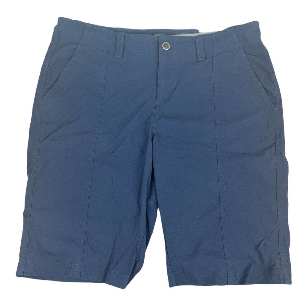 Royal Robbins Women's Size 12 Blue Nylon Quick-Dry Backcountry Hiking Shorts